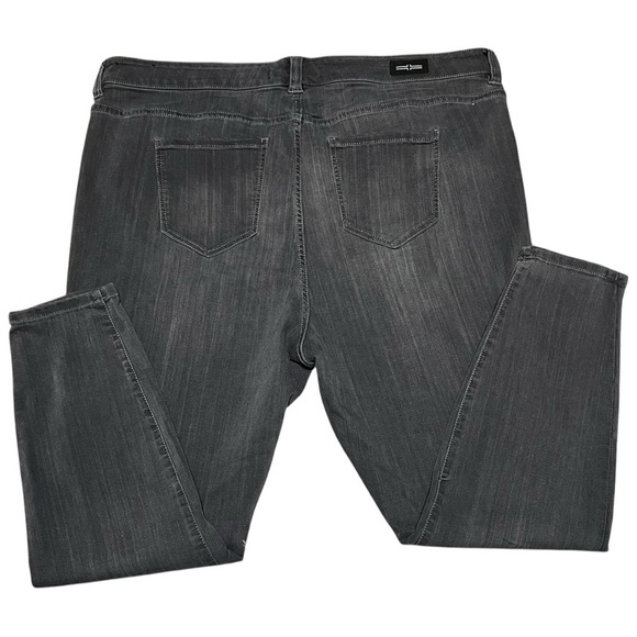 Liverpool The Ankle Skinny Pants Smoke Gray Stretch HighRise Plus-Size Curvy-Fit - Picture 4 of 12